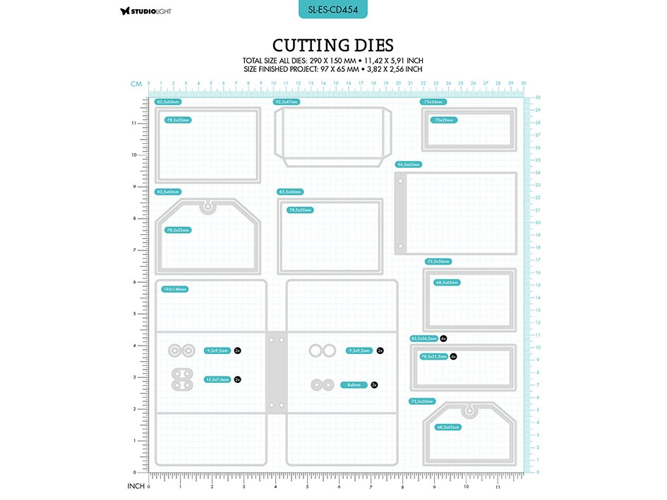 Studio Light Essentials Dies Pocket creative folder 454 Global