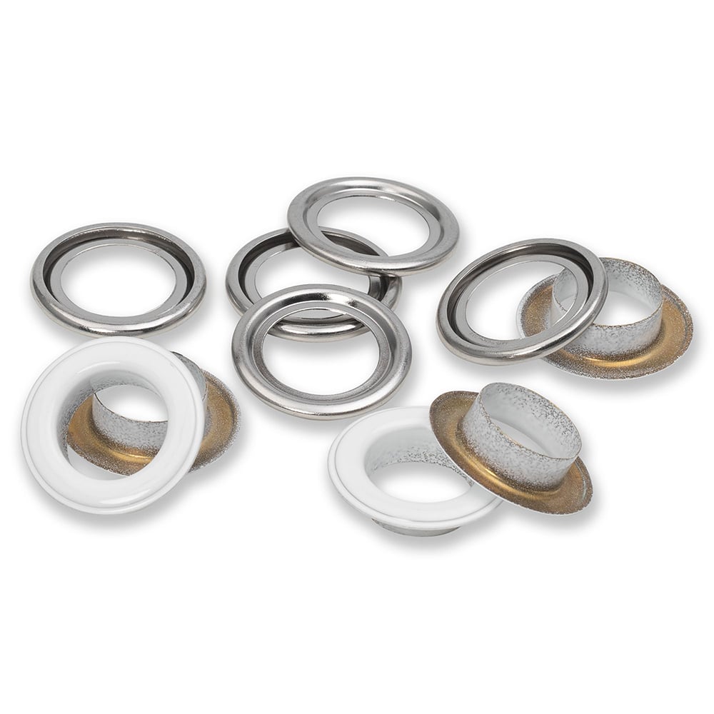 Prym Zilver (14mm) Oogjes En Sluitringen - 80 Stukken Met Applicatietools