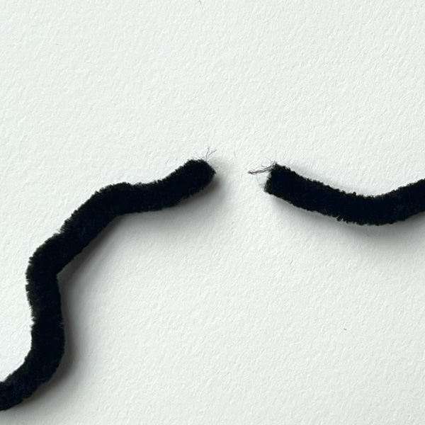 Tips til usynlig skjøt med chenillegarn myboshi samt