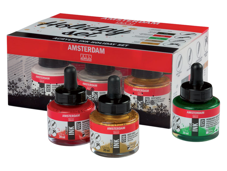 Amsterdam Ink Set Holiday 6x30ml 105399618735800803 Global