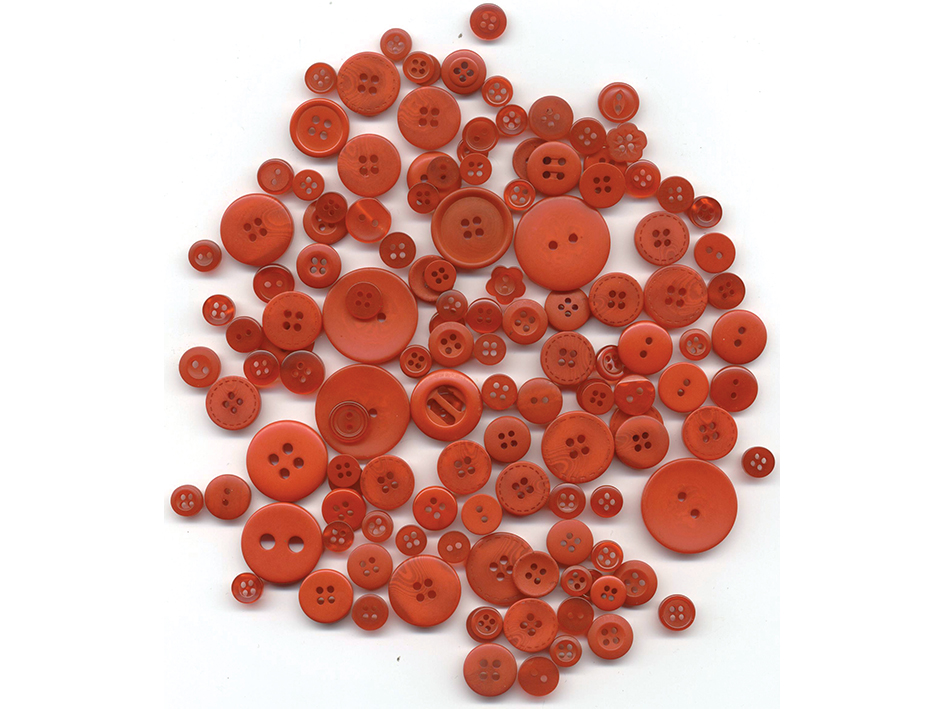 Knappemix rød 50g – Global Hobby og Kunst