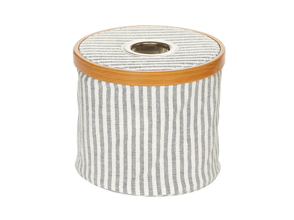 Prym 612683 Box In Canvas E Bambù – Custodia Resistente E Di Qualità Per Accessori Creativi