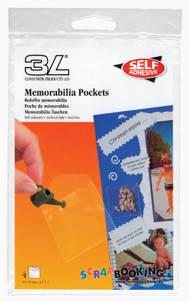 3L Memorabilia Pockets Liten 4stk Global Hobby og Kunst