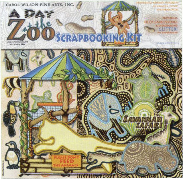 Scrapbook pakke A Day at the Zoo – Global Hobby og Kunst