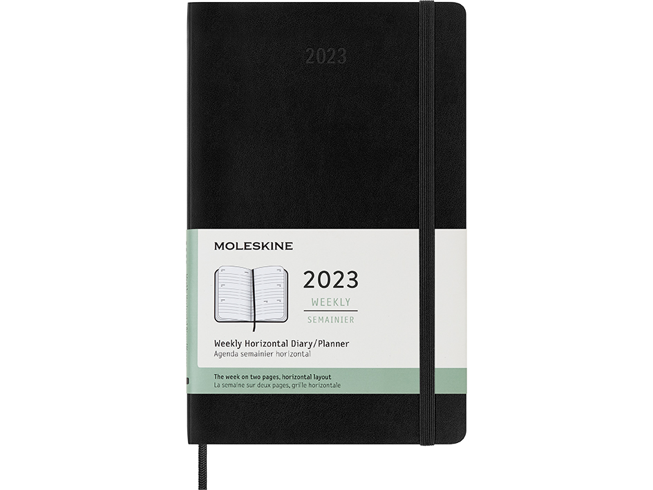 Moleskine Planner 12m 2023 Myk L Uke Hor Black Global Hobby og Kunst